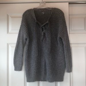 Cozy Lace Up Aerie Sweater